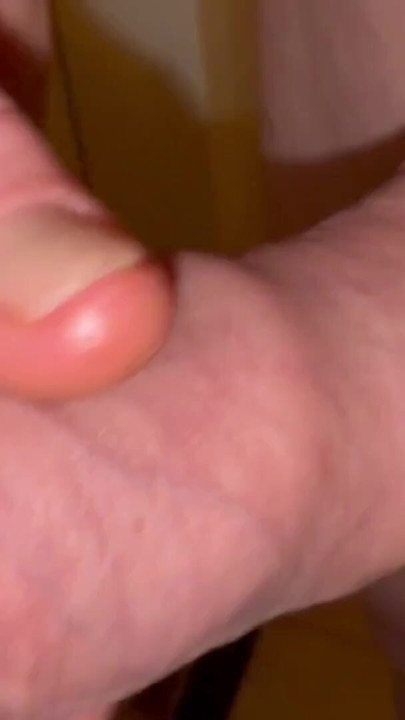 Amazing long uncut foreskin cock with huge cockhead | Clip 1