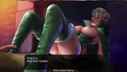 Beautiful girl character Fuck by friends son's big cock animation sex blowjob