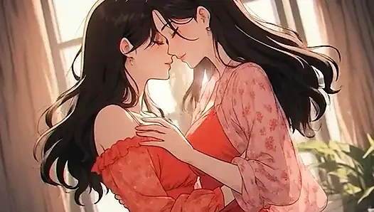 Yapay zeka tarafından oluşturulan öpüşme çizgi film içeriği, 18 yaşındaki anime kızın sansürsüz videosu, kiidzy animates tarafından yakın çekimde 3 boyutlu porno çizgi film