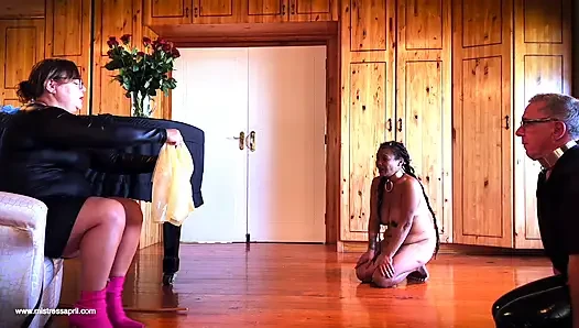 Sowing Slave Rosie's Naughty Pussy Closed