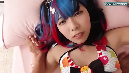 Suara lucu idola mengarah ke klimaks, penyisipan POV yang tidak biasa menyebabkan orgasme instan