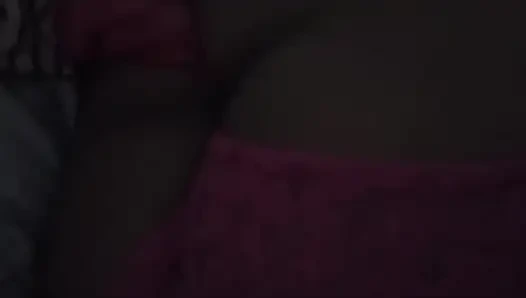 I Record My Stepsister Without Her Realizing It and I Caress Her and Put My Hand on Her