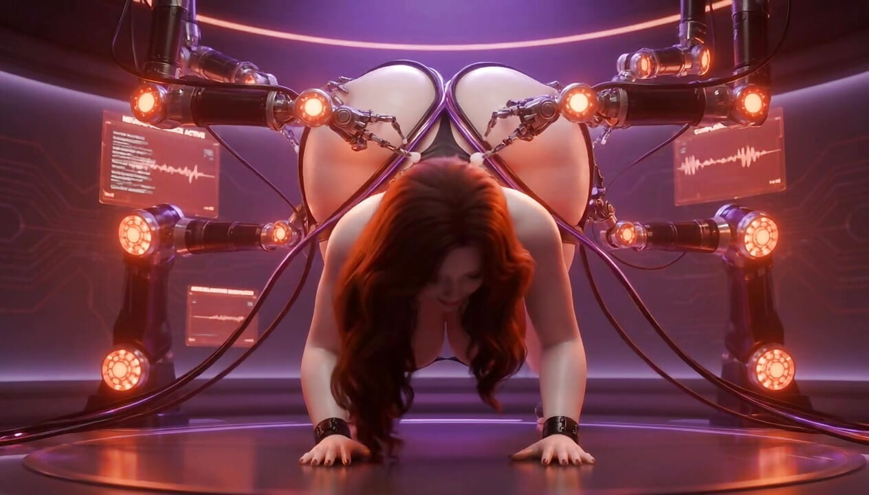 Stepmom  in Neural Slave Chamber - Massive Tits & Big Juicy Ass Obedience