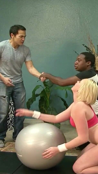 Jaw-dropping moment from "Cuckold husband caught Young Wife at Interracial Cheating Fuck and have to watch"
