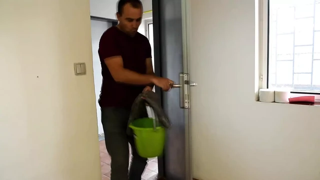 Vicky and office cleaner