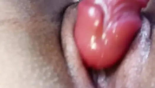 POV: Wet pussy and tight asshole close up while I cum