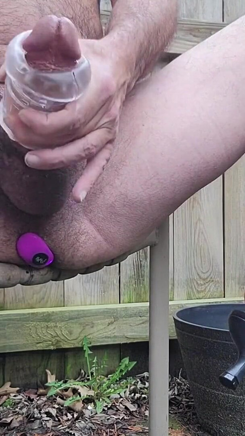 Outside Cumming on My Feet in New Sandals | Clip 1