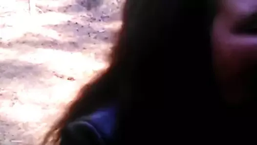 Blowjob in the forest