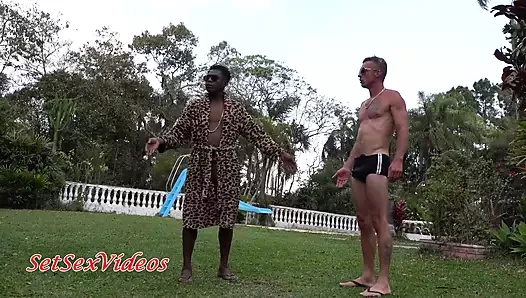 Country Girl Gets Lost and Ends up Having Sex with Housekeeper and Farm Owner - Part 2-2