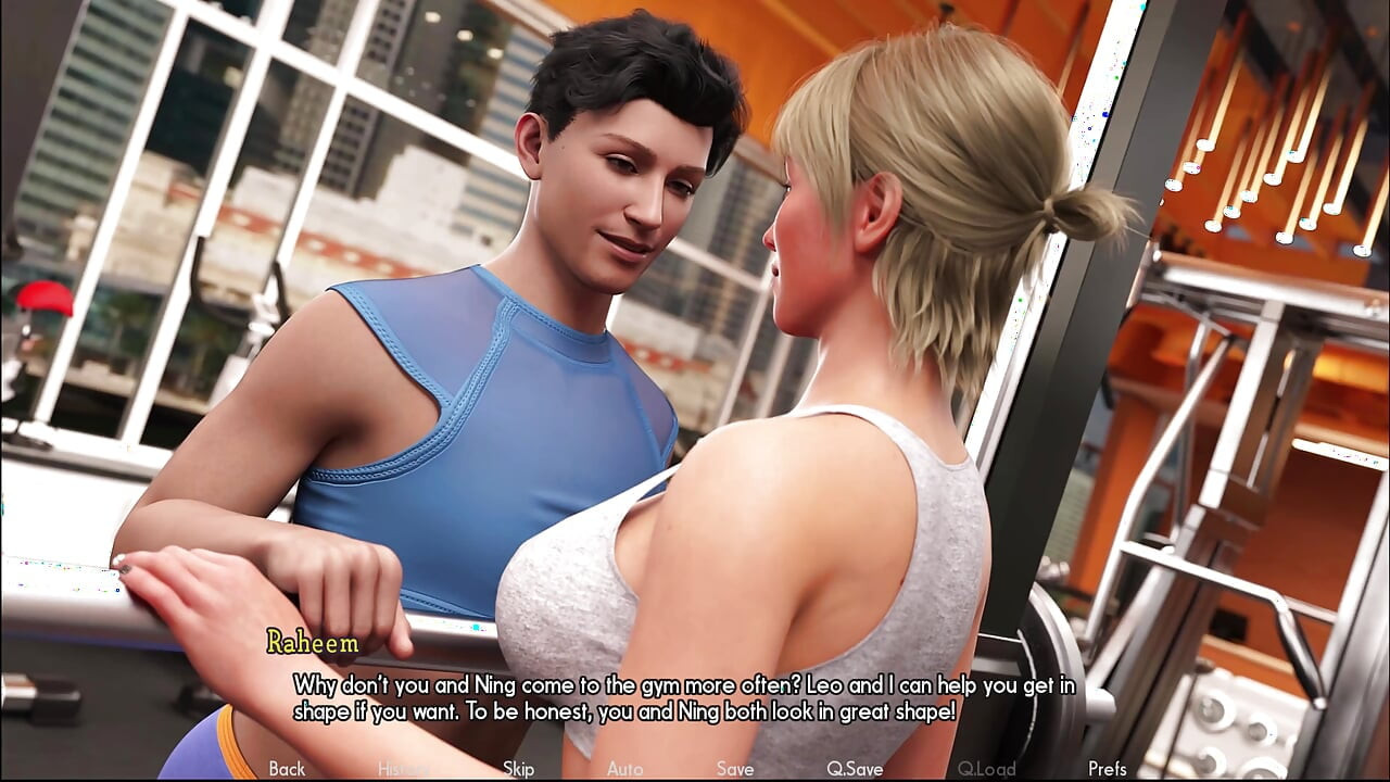 ทางเลือก Shemevolution 3 Ning อมควยให้ sarah ที่ยิม