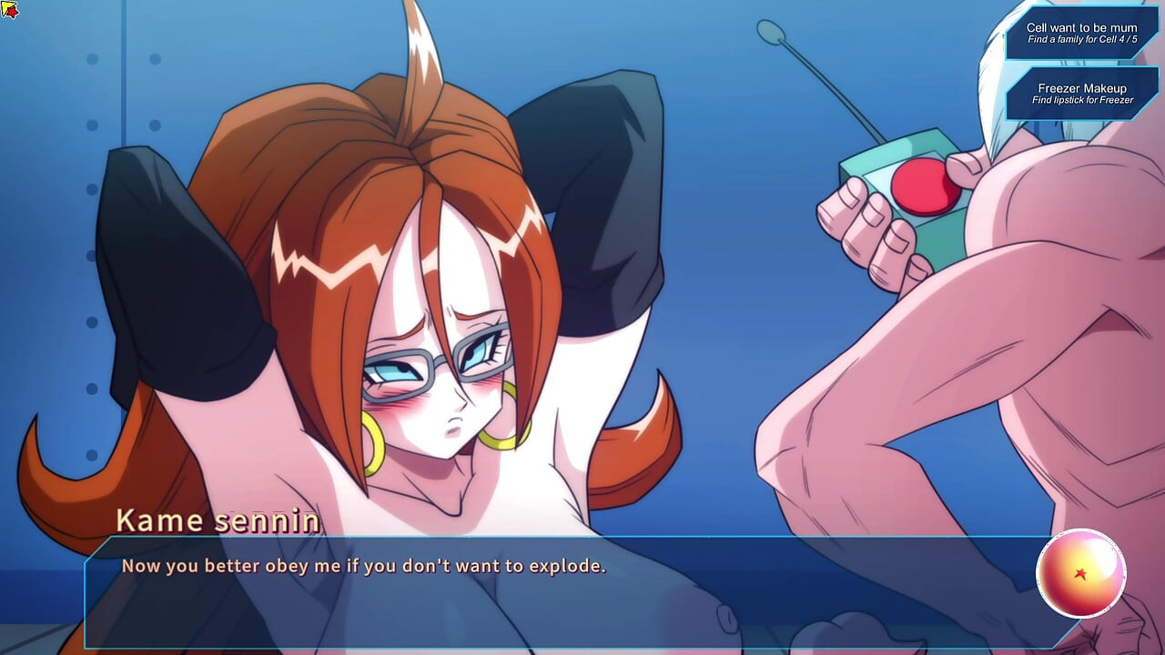 Kame Paradise Multiversex 3 - Roshi Fucking the Big Tits of Android 21