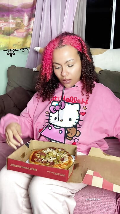 Can't Stop Farting and Burping After Stuffing Myself with Pizza and Soda Bloated Belly