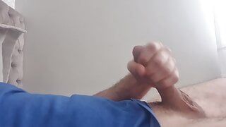 Jerking off in bed