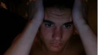 Straight guys feet on webcam #66