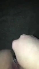 Pushing the princess plug into my ass