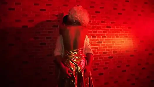 Marilyn Monroe in the red light