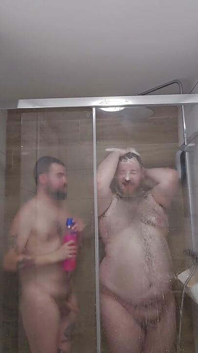 Bears in the Shower! (no Sex)