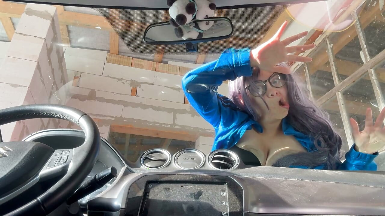 I Make Silly Faces at My Car I Press My Face, My Mouth, and My Tongue Against the Glass Window, and Then I Make Silly Faces.