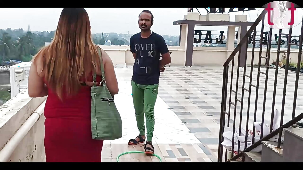 A corpulent woman enters the hotel seeking relaxation, but her mood sours due to the bellboy's behavior.