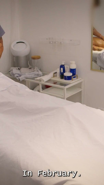 Blonde fitness model fucking her massage therapist | Clip 1