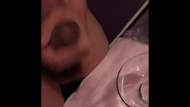 Sexy Thai Bee CUMS into glass.