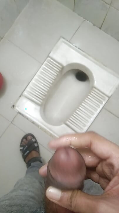 I went to the office bathroom and beat myself up