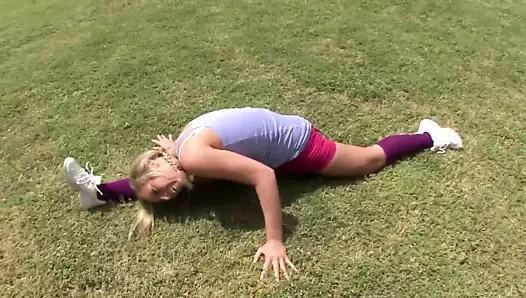 Teenage Blonde Ally Kay Takes A Big Cock In Her Pussy