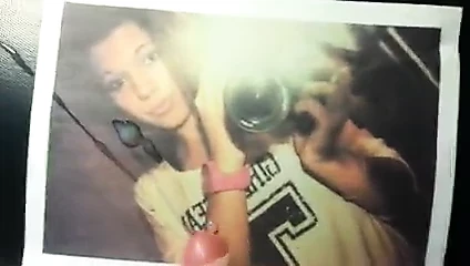 Cum üzerinde ona seksi yüz