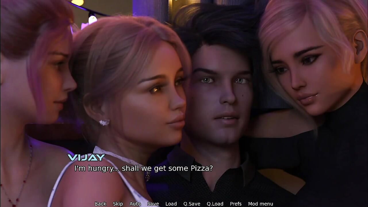 Famous foursome kissing scene from summers gone