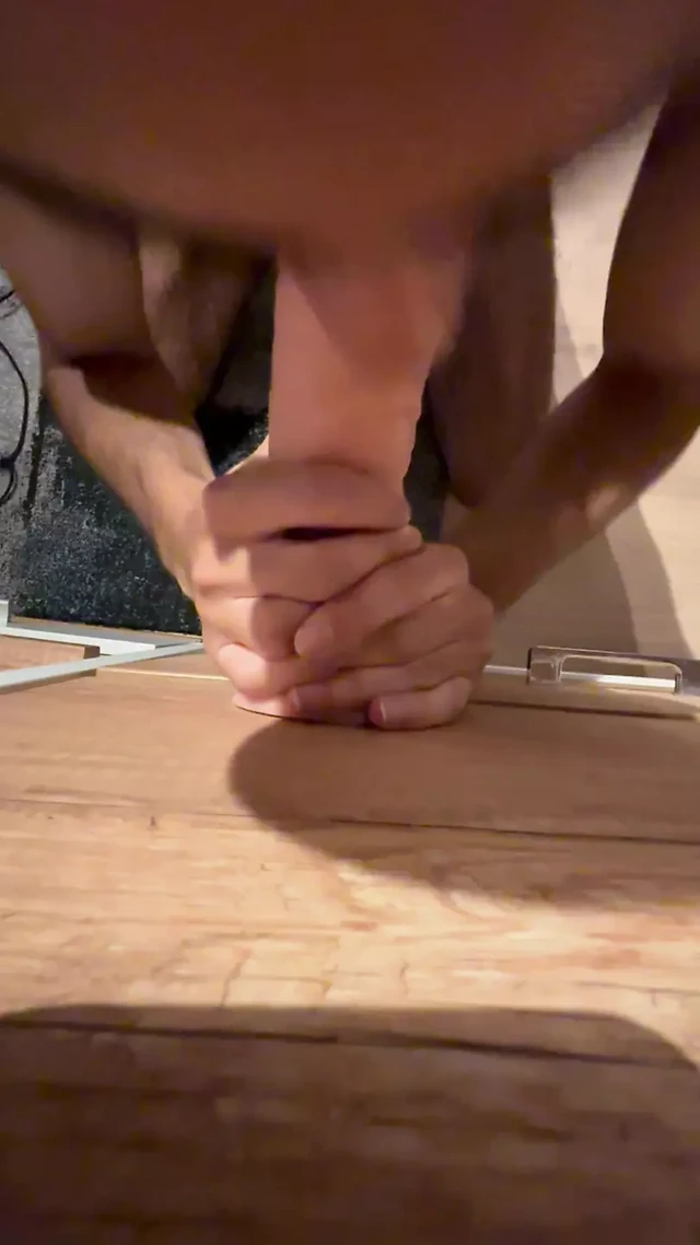 Cock-hungry twink loves to suck on a big dildo