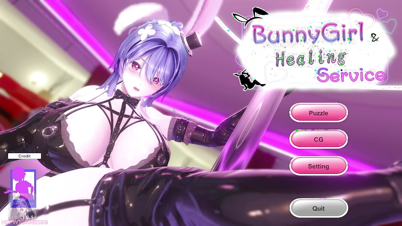Bunny Girl jezdí při řešení puzzels