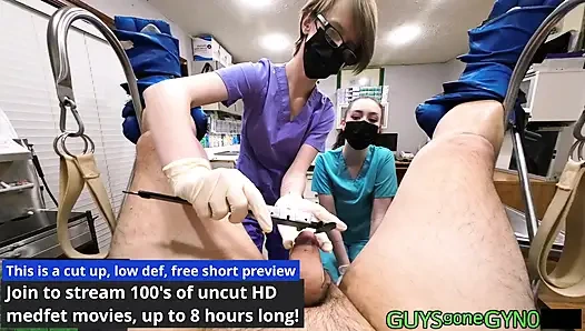 The Cum Clinic Extraction #14 - Nurse Azra Iahmir & Virgin Nurse Luci Starr