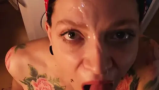 Laundry day. I Caught My Neighbor Jerking Off In The Laundromat And Fucked Her Holes Hard (Amateur Comedy Porn)