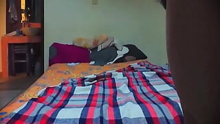 My Boss Fucks Me as a Squatting and Cowgirl – Horny Nanny and Creampie Internal