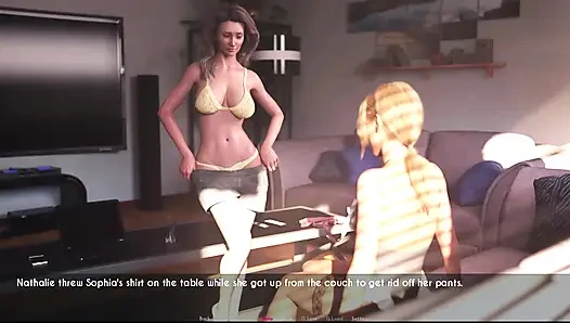 Awam Sophia Nicole'ün ona masaj yapmasına izin veriyor