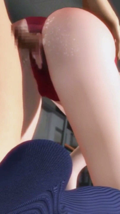 3d 55 Beauty student ride her classmate | Clip 2