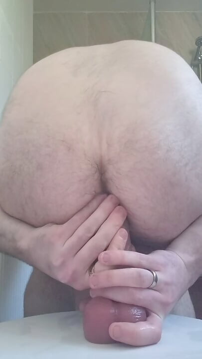 Joebeatty27 Freshens Up And Has Fun With Big Thick Dildo.