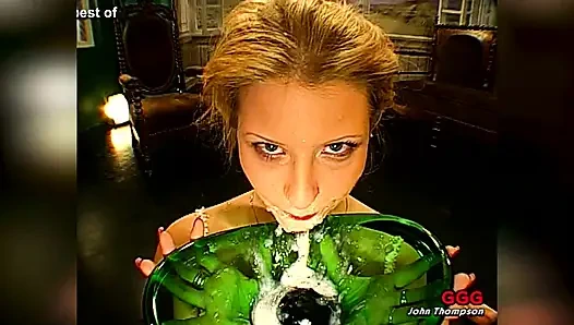 Ggg John Thompson - Melanie Spermahaeschen Döl Sırılsıklam Sarışın