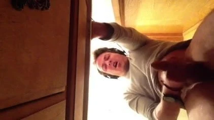 Male Masturbates and Blows HUGE Nut!