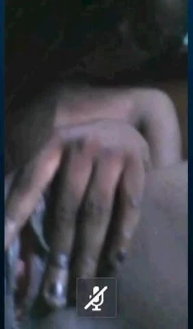 Black beauty Sandra K fingering her wet pussy