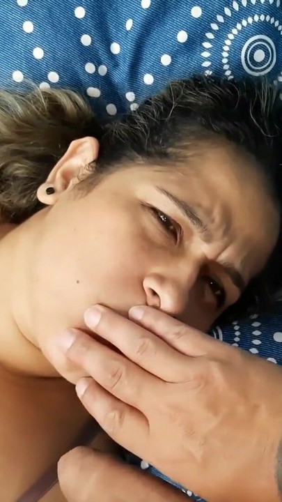 Captivating moment from "Surprise my stepsister with my cock in her mouth when she is lying down POV - Porn in Spanish"