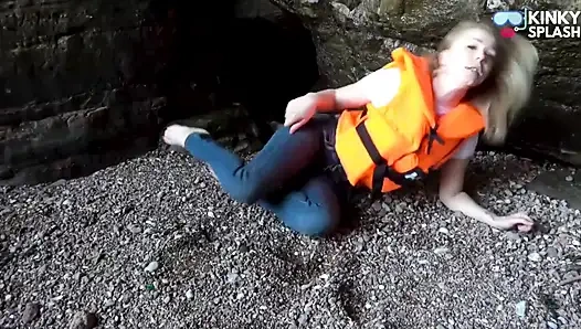 Lifejacket and Jeans on the Beach
