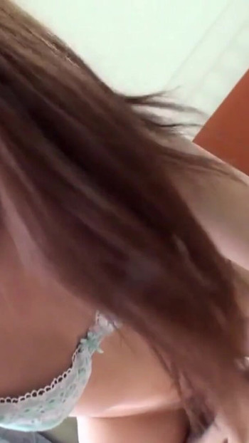 Key moment from "The hot Asian pussy gets wet when I touch it, so I fuck the wet pussy hard"