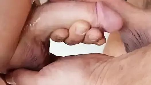 2 Delicious Cocks Cumming On Each Other