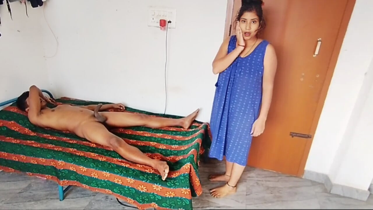 For the first time my step sis payel suck my cock