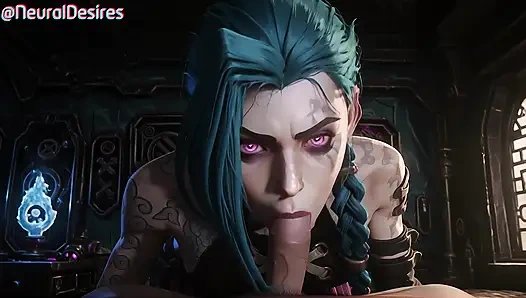 Rincian Kecil Kotor Jinx (parodi) - Ai-generated