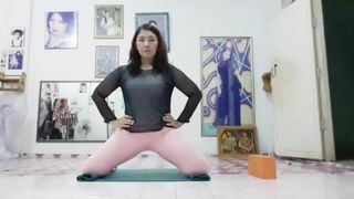 Pantalón de yoga apretado1