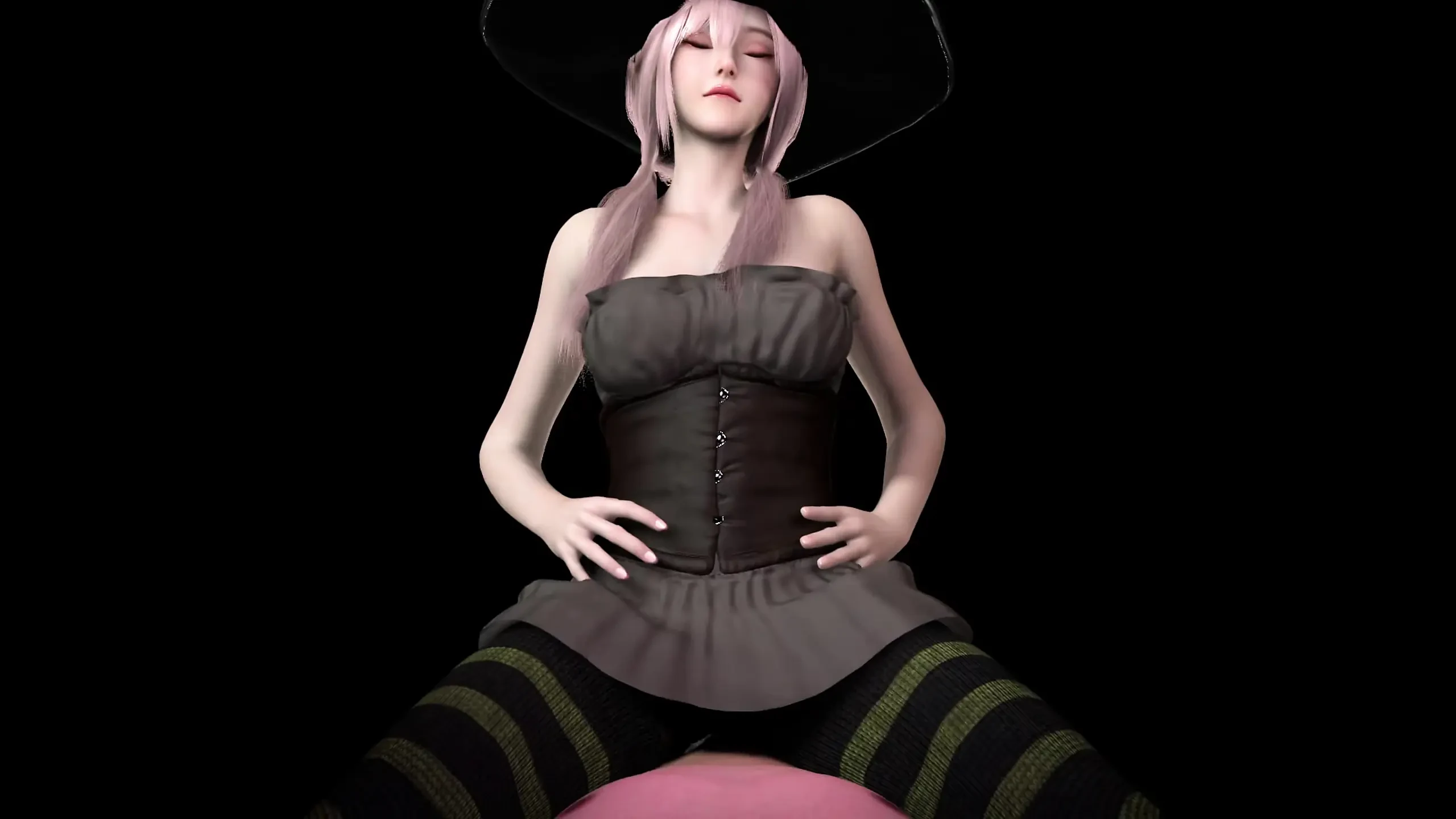 A Korean Witch’s Lapdance (Halloween Riding POV)