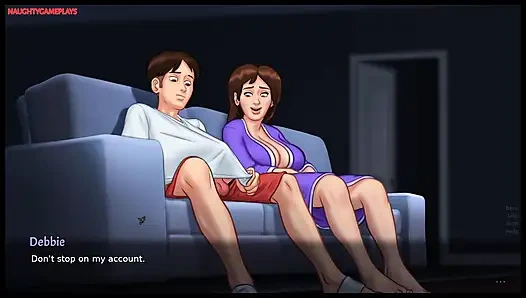 Summertime Saga Part 25 By DarkCookie - MILF Stepmom Helps Pervert Masturbate, MILF Pussy Fingering