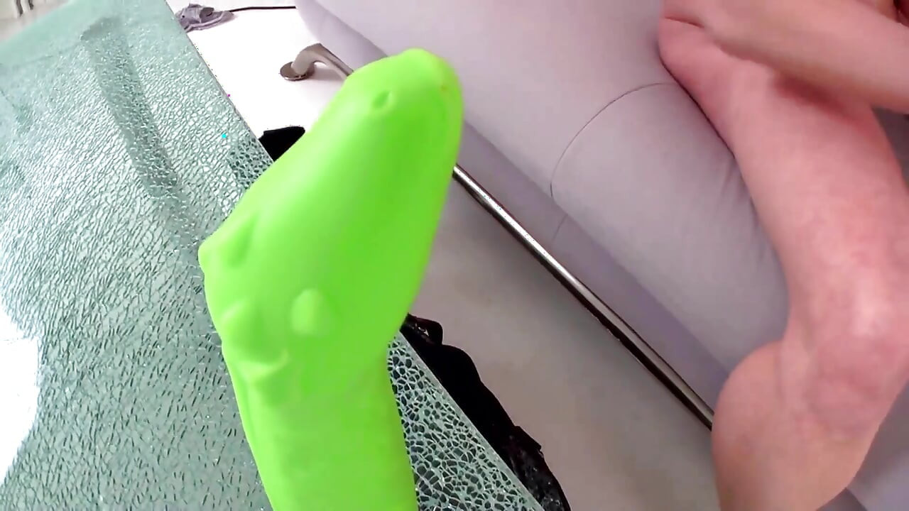 Lovely mature blonde masturbating with her sex toys